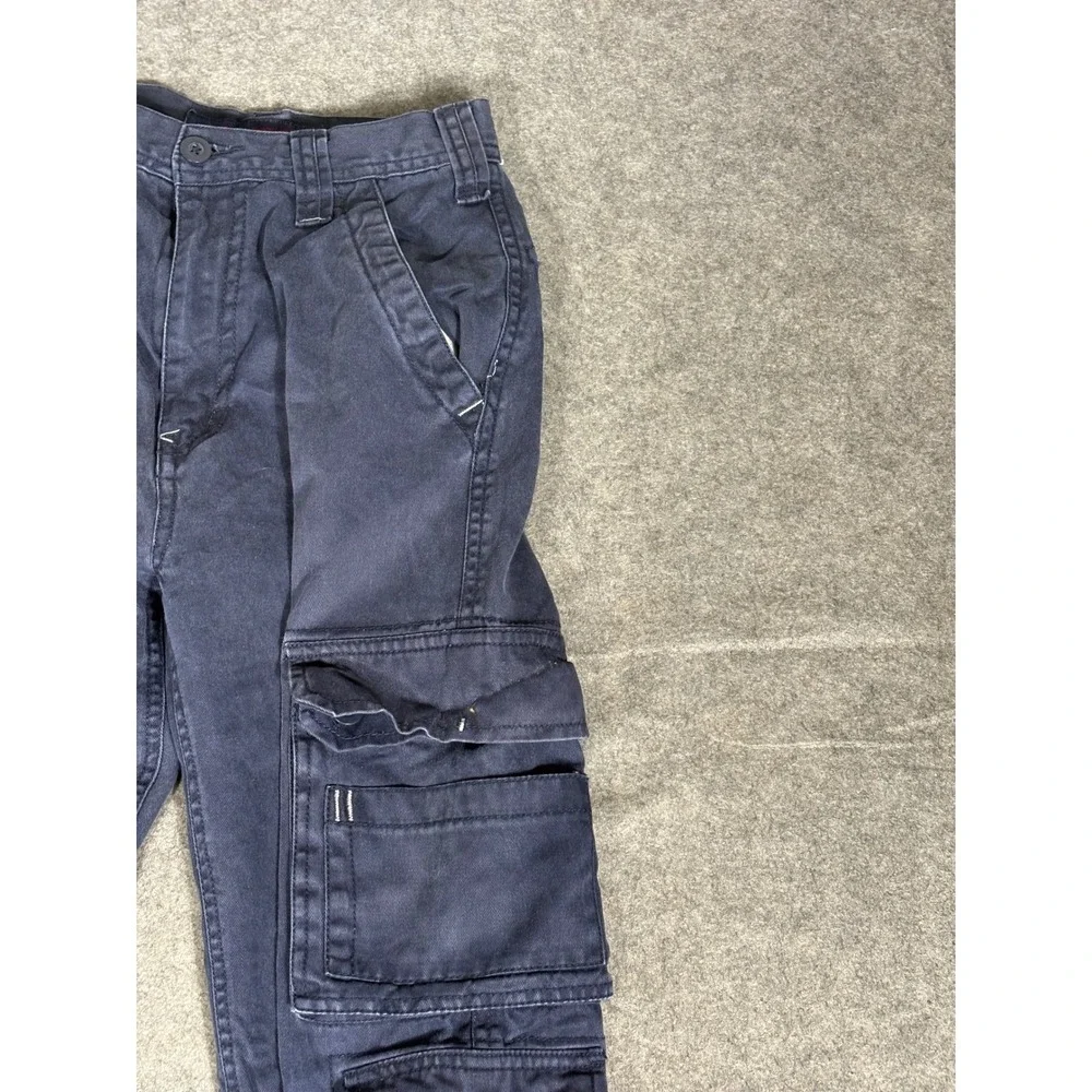 Paco Jeans Kids Navy Blue‎ Cargo Pants Multi Pocket Utility Trousers 26x28